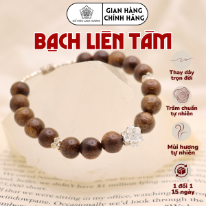 Vòng Trầm Bạch Liên Tâm